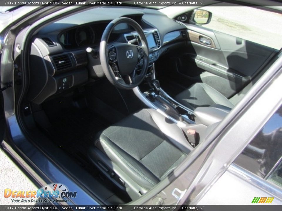 2017 Honda Accord Hybrid EX-L Sedan Lunar Silver Metallic / Black Photo #16