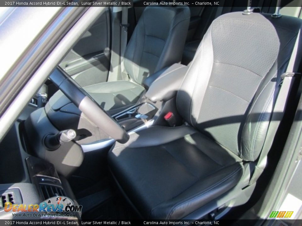 2017 Honda Accord Hybrid EX-L Sedan Lunar Silver Metallic / Black Photo #18