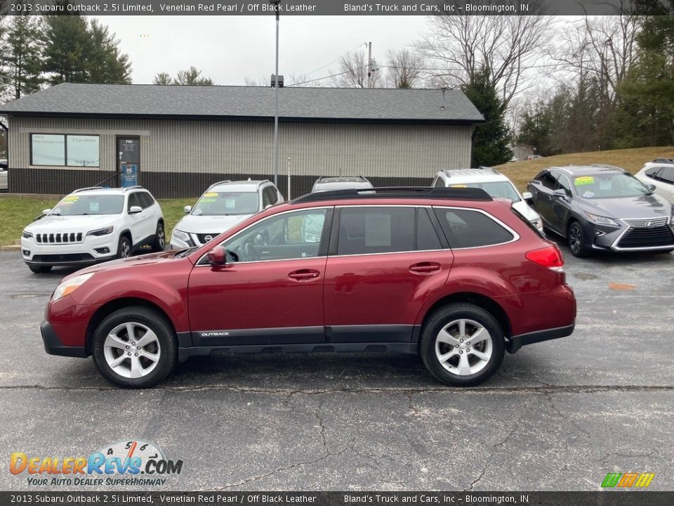 2013 Subaru Outback 2.5i Limited Venetian Red Pearl / Off Black Leather Photo #1