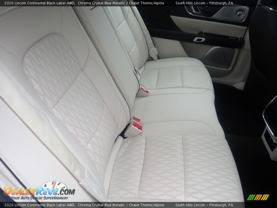Rear Seat of 2020 Lincoln Continental Black Label AWD Photo #14