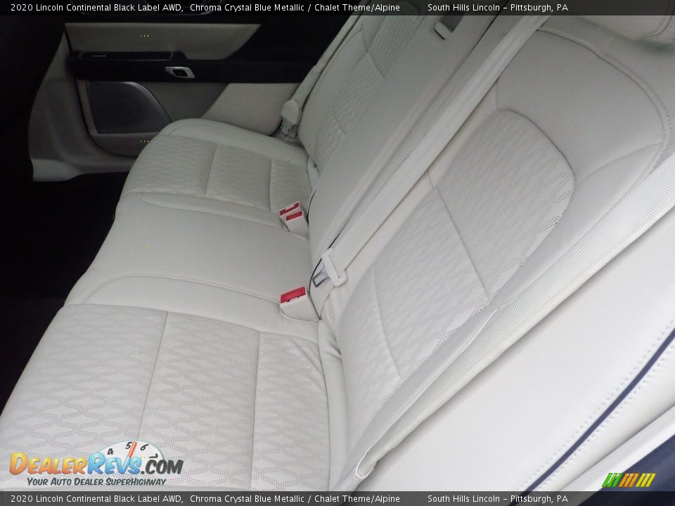 Rear Seat of 2020 Lincoln Continental Black Label AWD Photo #16