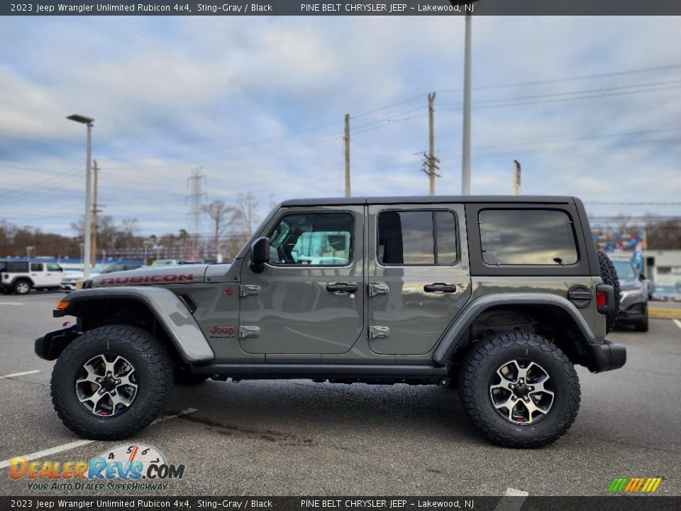 Sting-Gray 2023 Jeep Wrangler Unlimited Rubicon 4x4 Photo #3