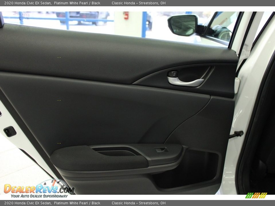 2020 Honda Civic EX Sedan Platinum White Pearl / Black Photo #26