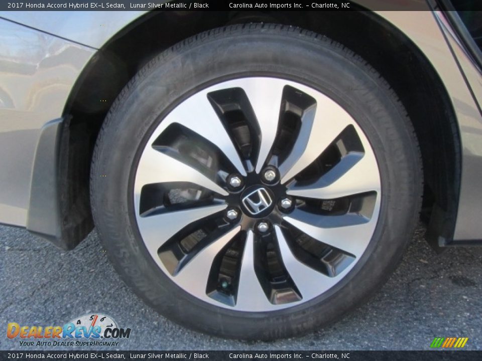 2017 Honda Accord Hybrid EX-L Sedan Lunar Silver Metallic / Black Photo #27