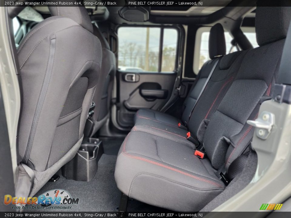 Rear Seat of 2023 Jeep Wrangler Unlimited Rubicon 4x4 Photo #7