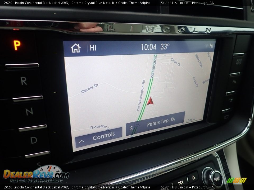 Navigation of 2020 Lincoln Continental Black Label AWD Photo #21