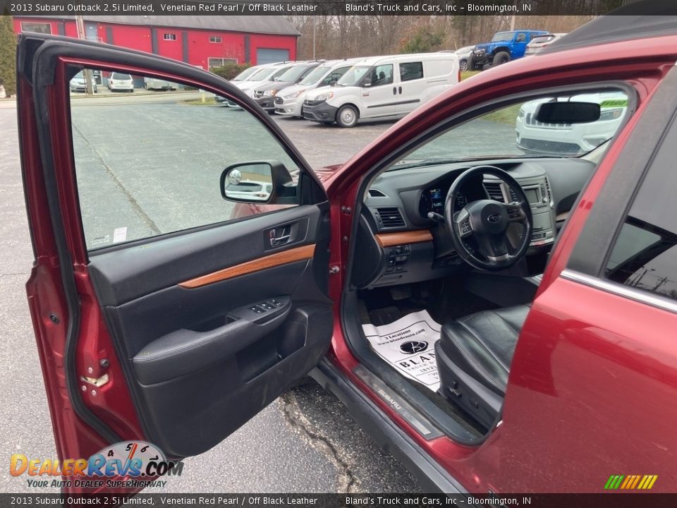 2013 Subaru Outback 2.5i Limited Venetian Red Pearl / Off Black Leather Photo #12