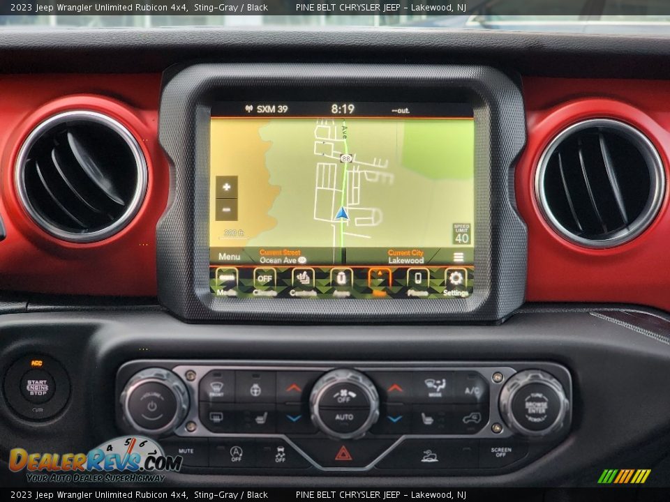 Navigation of 2023 Jeep Wrangler Unlimited Rubicon 4x4 Photo #10