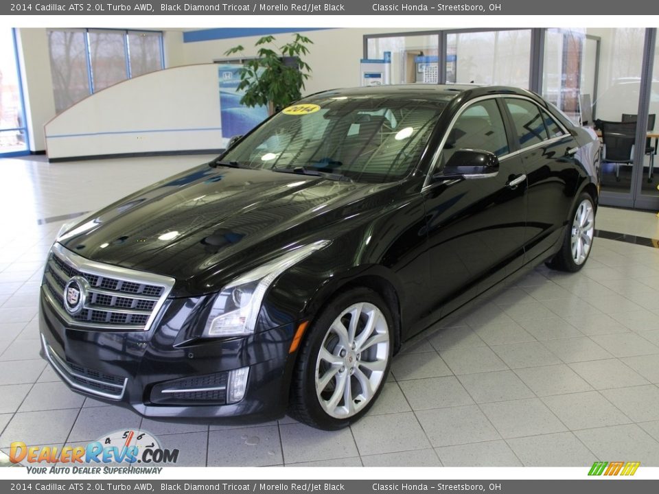 Black Diamond Tricoat 2014 Cadillac ATS 2.0L Turbo AWD Photo #1