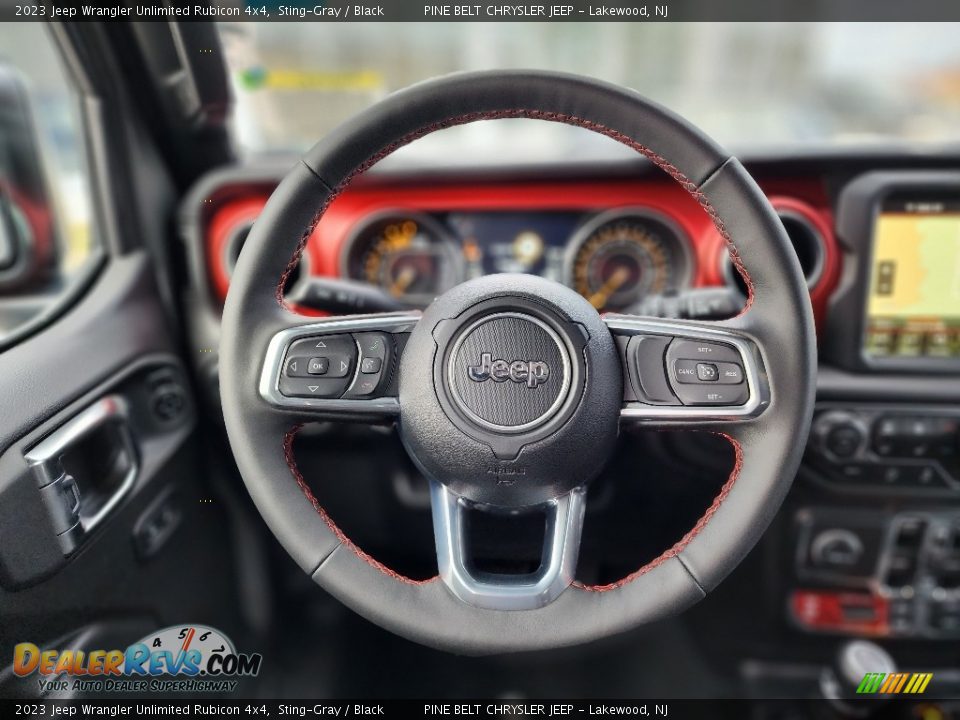 2023 Jeep Wrangler Unlimited Rubicon 4x4 Steering Wheel Photo #13