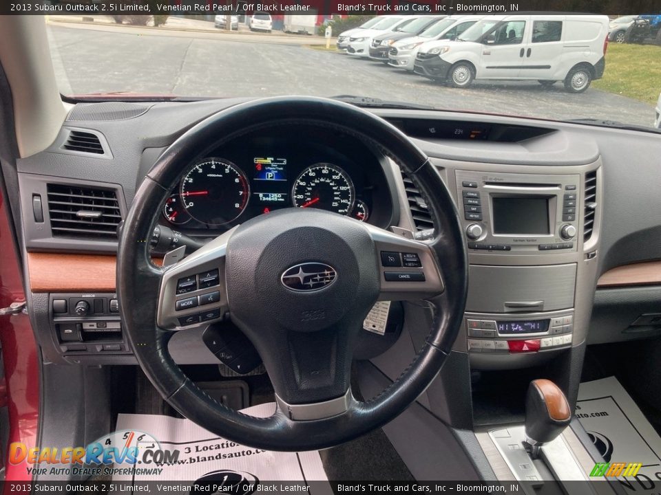 2013 Subaru Outback 2.5i Limited Venetian Red Pearl / Off Black Leather Photo #16