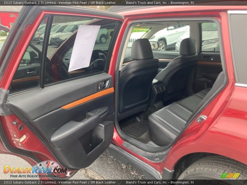 2013 Subaru Outback 2.5i Limited Venetian Red Pearl / Off Black Leather Photo #17