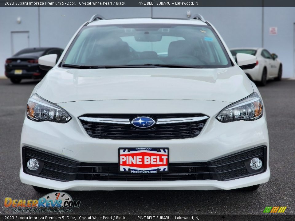 2023 Subaru Impreza Premium 5-Door Crystal White Pearl / Black Photo #2