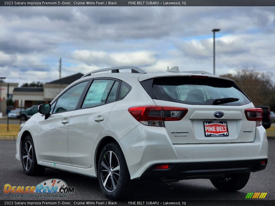 2023 Subaru Impreza Premium 5-Door Crystal White Pearl / Black Photo #4