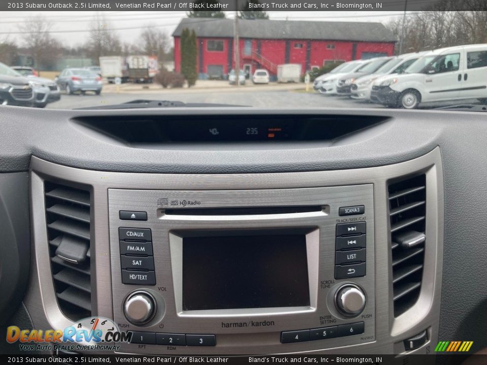 2013 Subaru Outback 2.5i Limited Venetian Red Pearl / Off Black Leather Photo #27