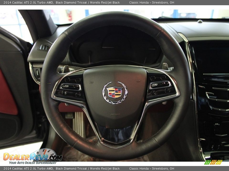 2014 Cadillac ATS 2.0L Turbo AWD Steering Wheel Photo #18