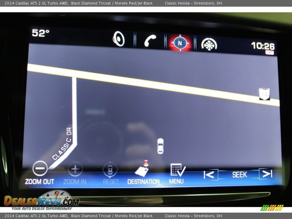 Navigation of 2014 Cadillac ATS 2.0L Turbo AWD Photo #23