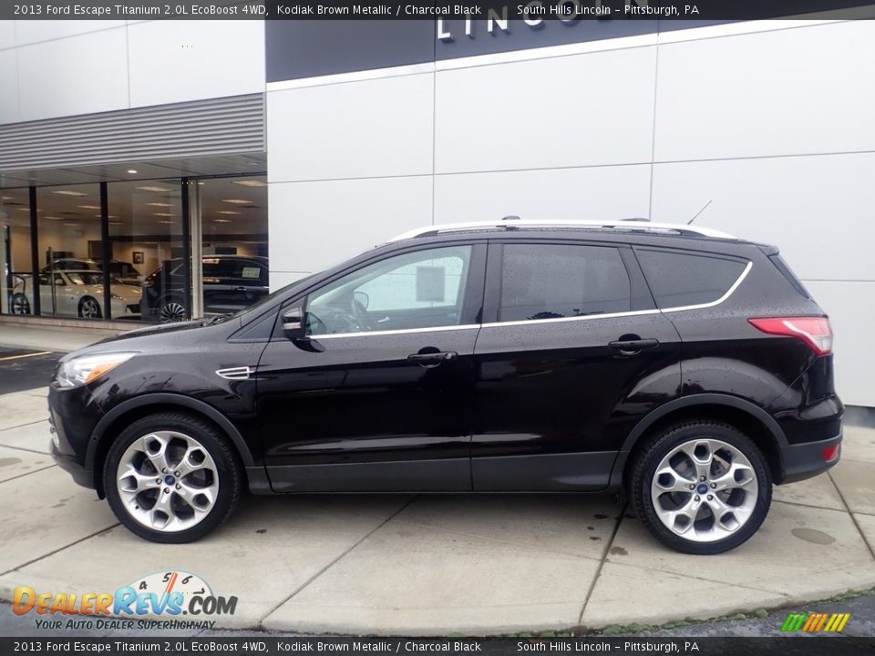 2013 Ford Escape Titanium 2.0L EcoBoost 4WD Kodiak Brown Metallic / Charcoal Black Photo #2