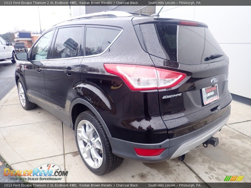 2013 Ford Escape Titanium 2.0L EcoBoost 4WD Kodiak Brown Metallic / Charcoal Black Photo #3