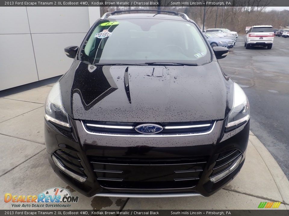 2013 Ford Escape Titanium 2.0L EcoBoost 4WD Kodiak Brown Metallic / Charcoal Black Photo #9