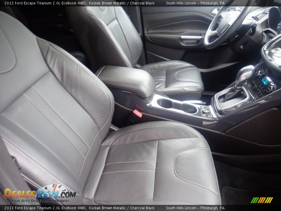 2013 Ford Escape Titanium 2.0L EcoBoost 4WD Kodiak Brown Metallic / Charcoal Black Photo #11