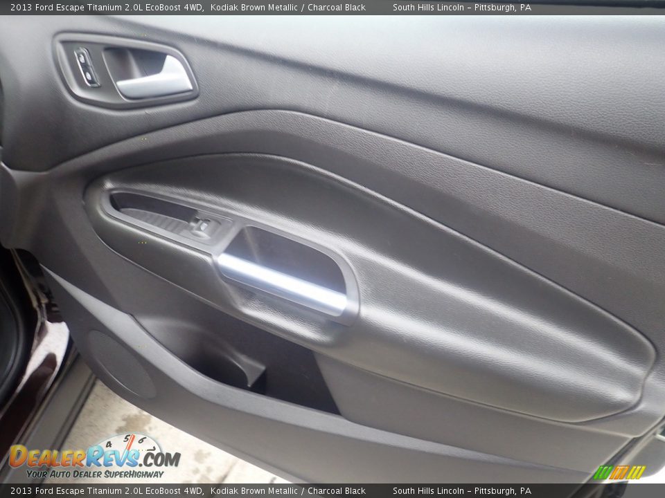 2013 Ford Escape Titanium 2.0L EcoBoost 4WD Kodiak Brown Metallic / Charcoal Black Photo #13