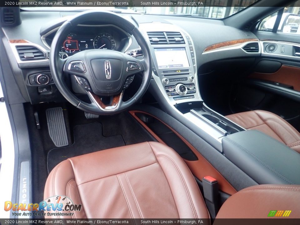 Ebony/Terracotta Interior - 2020 Lincoln MKZ Reserve AWD Photo #17