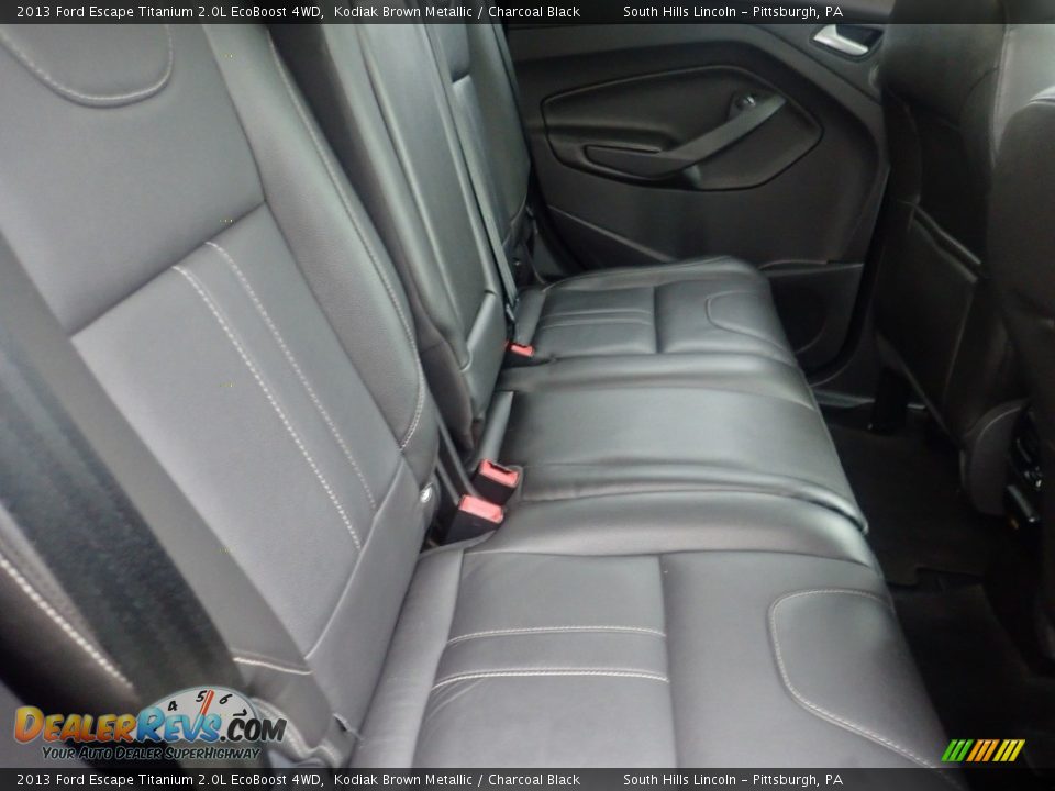 2013 Ford Escape Titanium 2.0L EcoBoost 4WD Kodiak Brown Metallic / Charcoal Black Photo #14