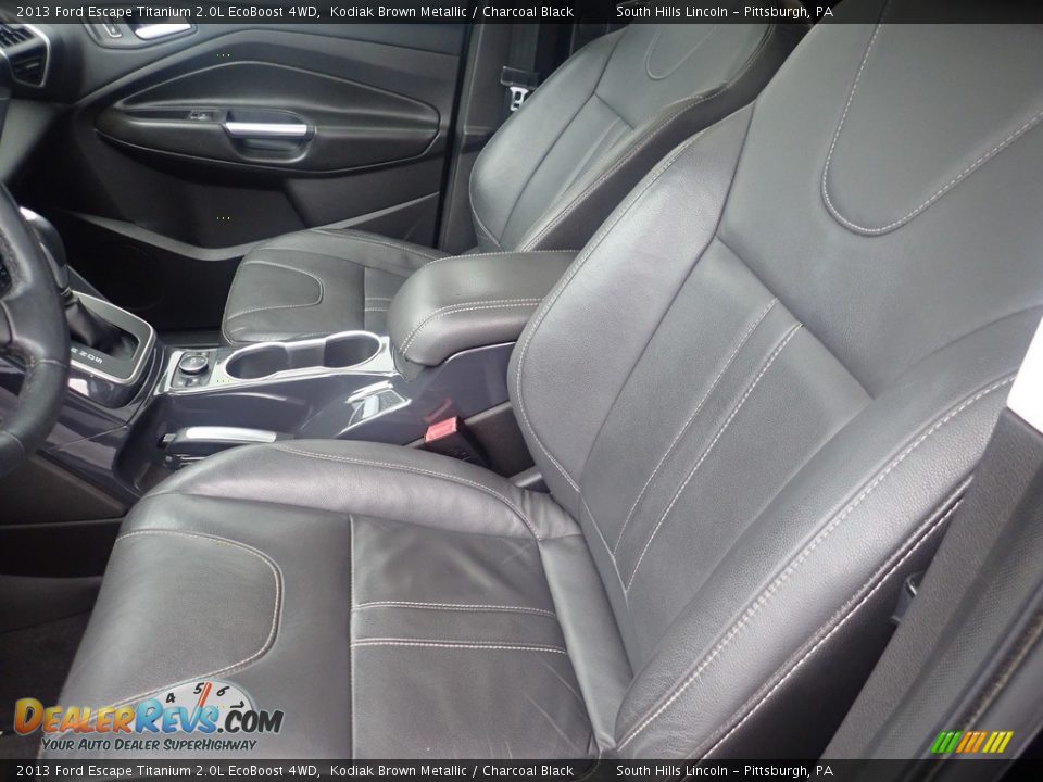 2013 Ford Escape Titanium 2.0L EcoBoost 4WD Kodiak Brown Metallic / Charcoal Black Photo #15