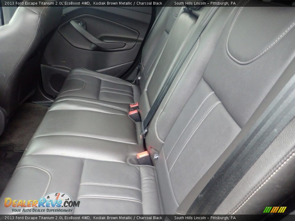 2013 Ford Escape Titanium 2.0L EcoBoost 4WD Kodiak Brown Metallic / Charcoal Black Photo #16