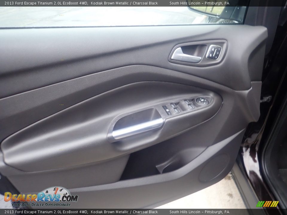 2013 Ford Escape Titanium 2.0L EcoBoost 4WD Kodiak Brown Metallic / Charcoal Black Photo #18