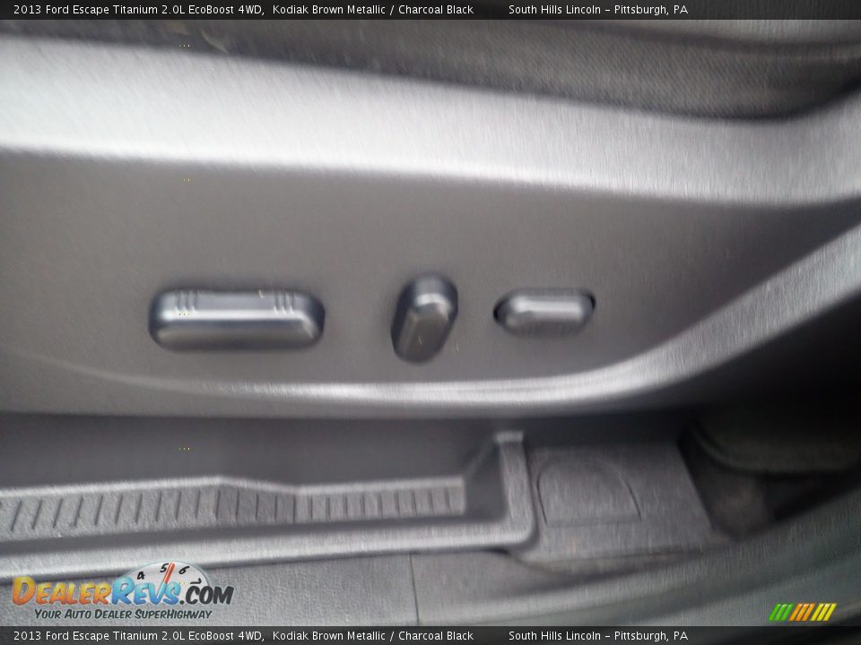 2013 Ford Escape Titanium 2.0L EcoBoost 4WD Kodiak Brown Metallic / Charcoal Black Photo #19