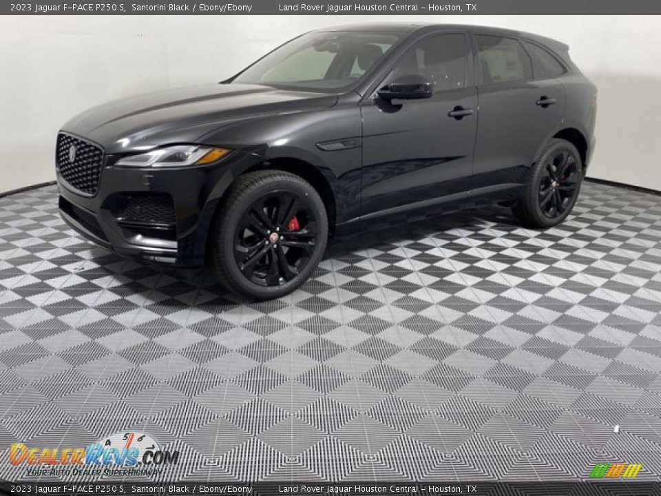 2023 Jaguar F-PACE P250 S Santorini Black / Ebony/Ebony Photo #1