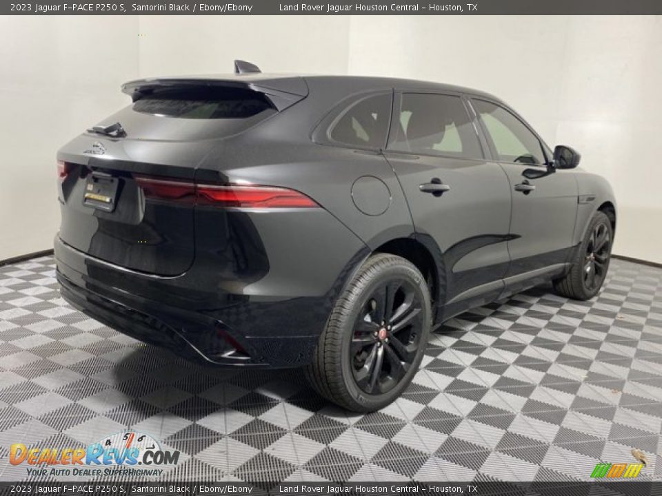 2023 Jaguar F-PACE P250 S Santorini Black / Ebony/Ebony Photo #2