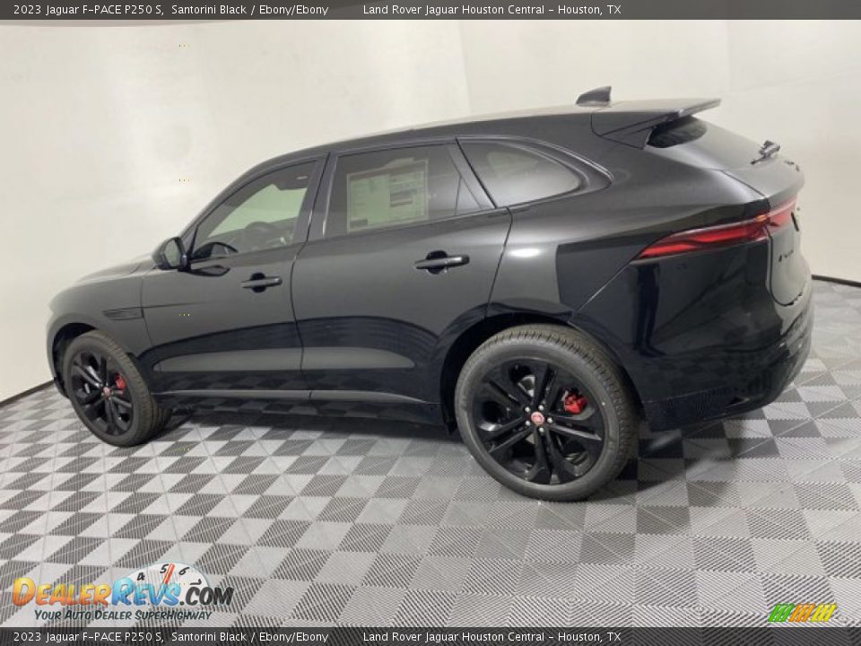 2023 Jaguar F-PACE P250 S Santorini Black / Ebony/Ebony Photo #6