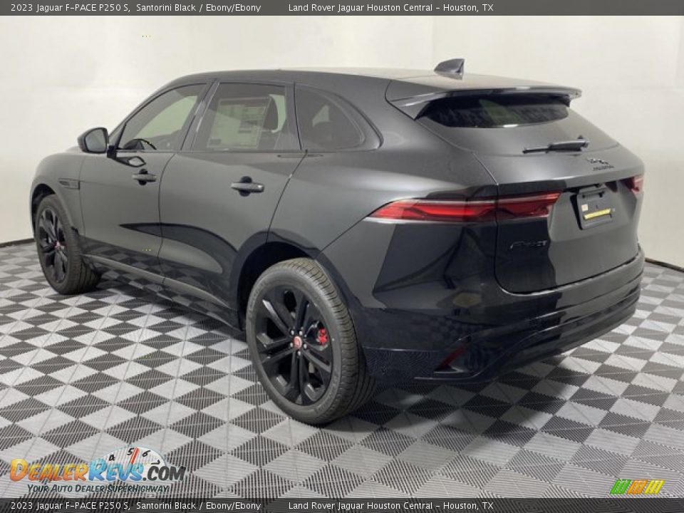 2023 Jaguar F-PACE P250 S Santorini Black / Ebony/Ebony Photo #10