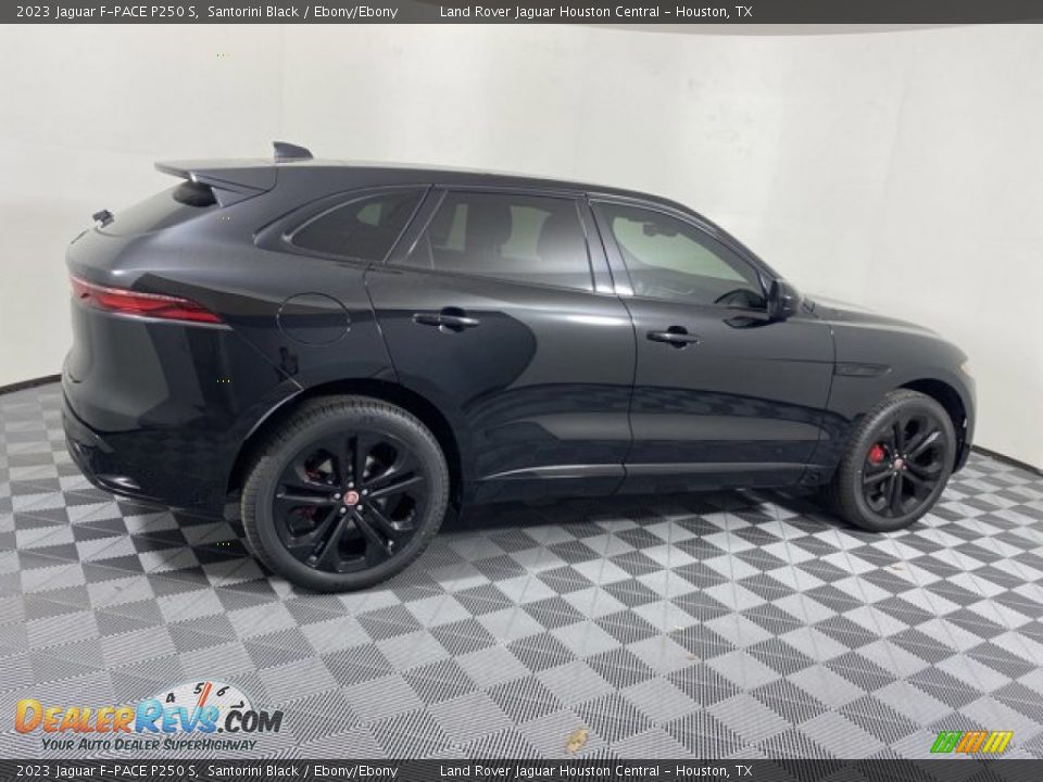 2023 Jaguar F-PACE P250 S Santorini Black / Ebony/Ebony Photo #11