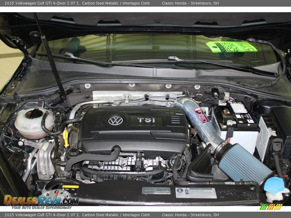 2015 Volkswagen Golf GTI 4-Door 2.0T S Carbon Steel Metallic / Interlagos Cloth Photo #13