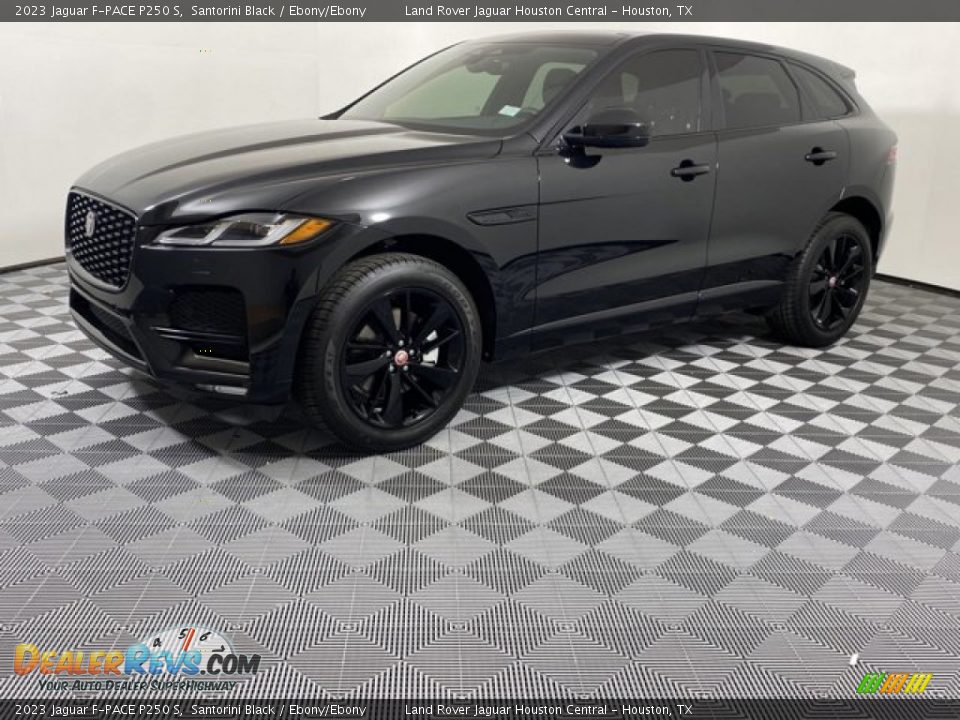 2023 Jaguar F-PACE P250 S Santorini Black / Ebony/Ebony Photo #1