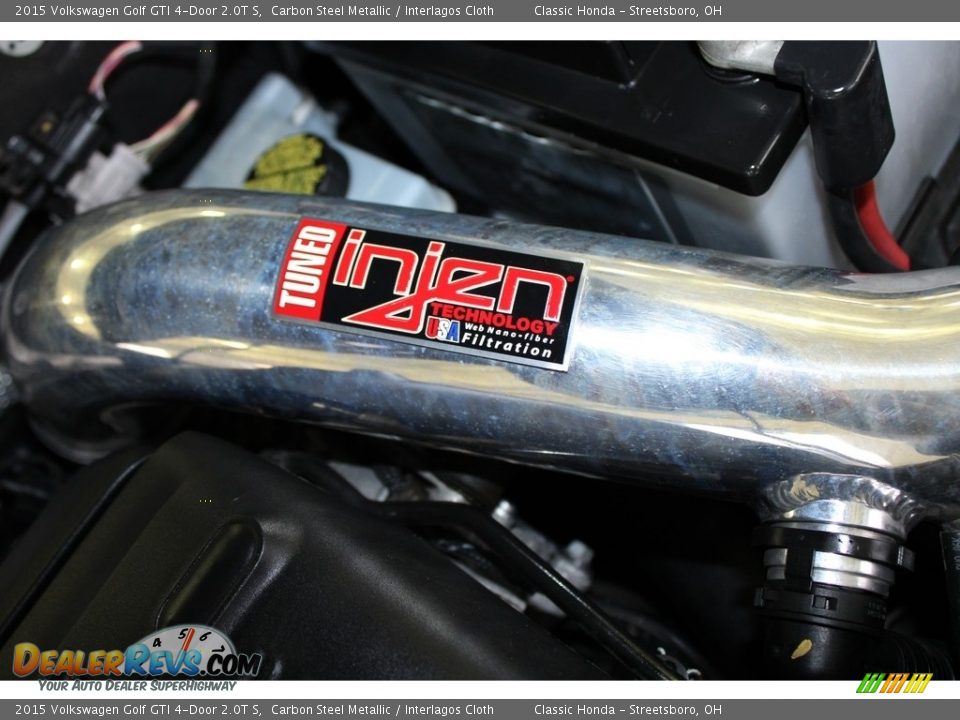 2015 Volkswagen Golf GTI 4-Door 2.0T S Carbon Steel Metallic / Interlagos Cloth Photo #14