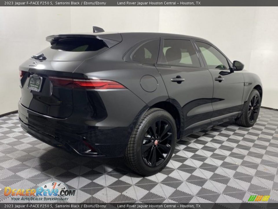 2023 Jaguar F-PACE P250 S Santorini Black / Ebony/Ebony Photo #2