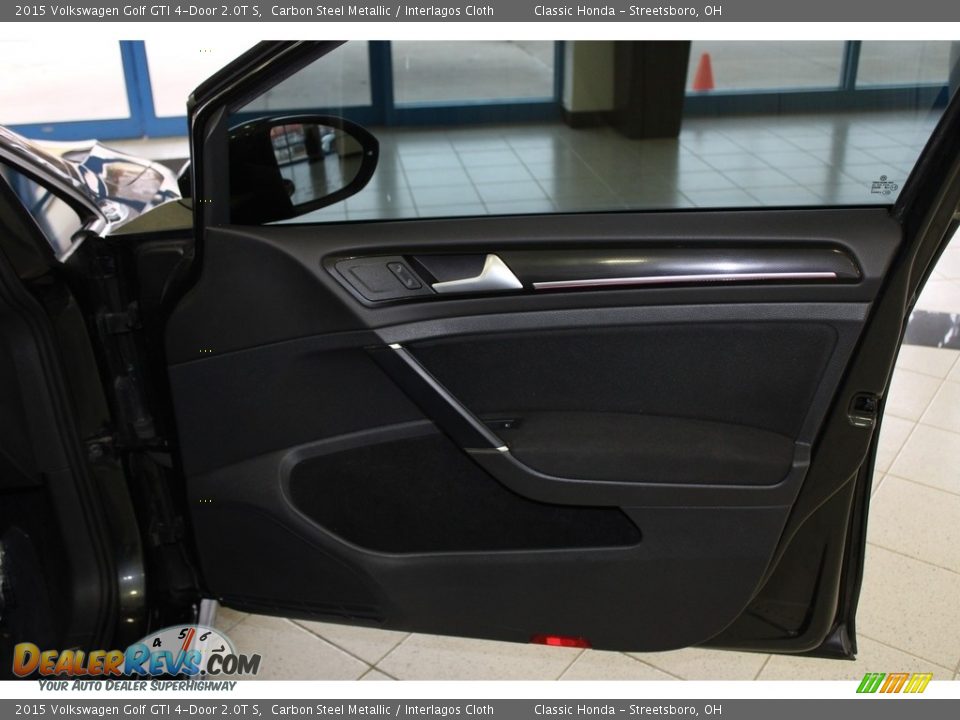2015 Volkswagen Golf GTI 4-Door 2.0T S Carbon Steel Metallic / Interlagos Cloth Photo #15