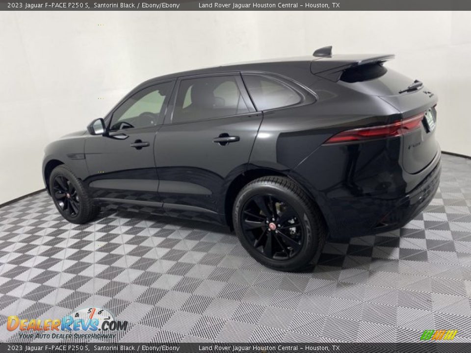 2023 Jaguar F-PACE P250 S Santorini Black / Ebony/Ebony Photo #6