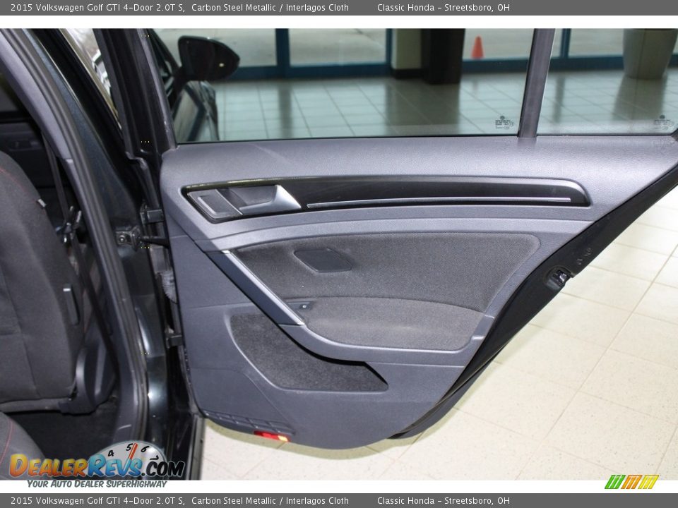 2015 Volkswagen Golf GTI 4-Door 2.0T S Carbon Steel Metallic / Interlagos Cloth Photo #18