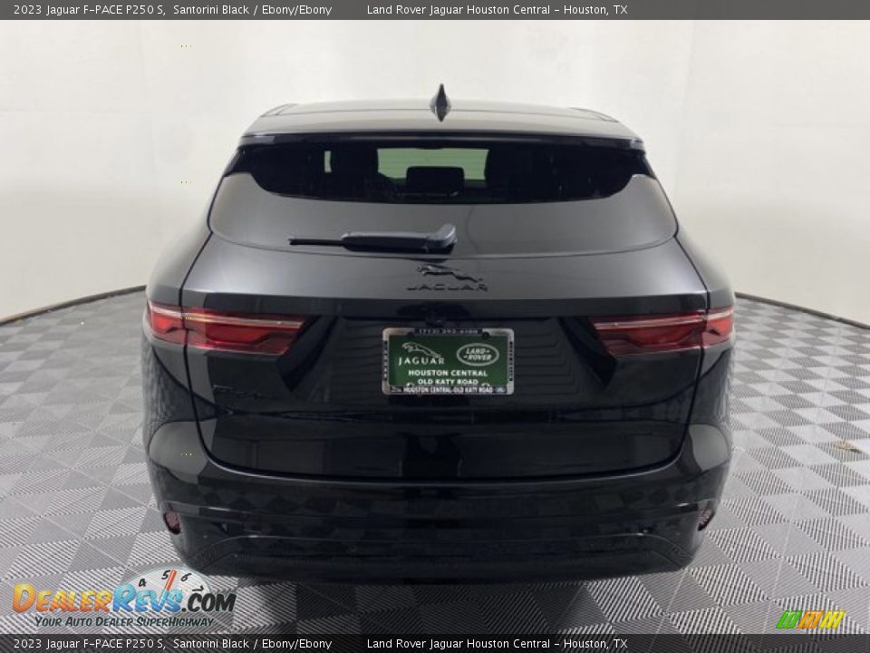 2023 Jaguar F-PACE P250 S Santorini Black / Ebony/Ebony Photo #7