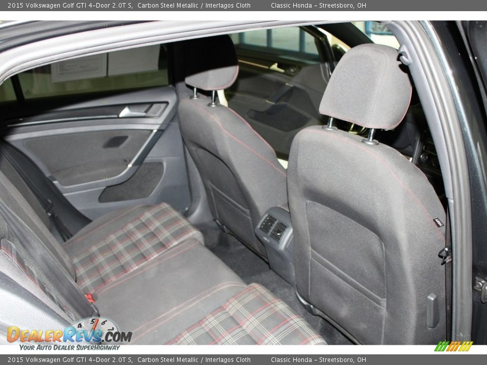 2015 Volkswagen Golf GTI 4-Door 2.0T S Carbon Steel Metallic / Interlagos Cloth Photo #19