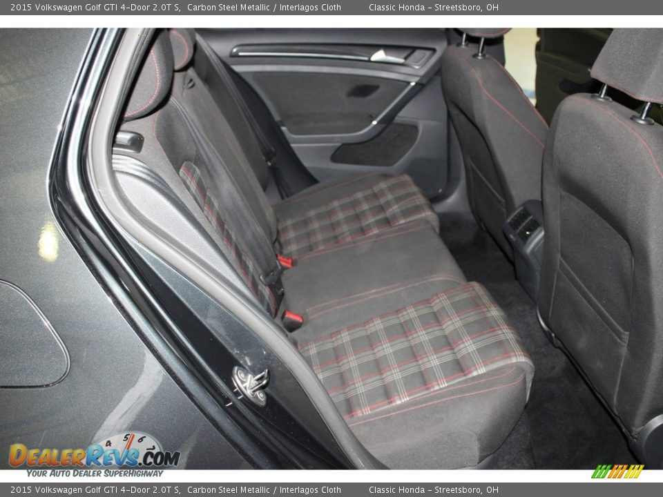 2015 Volkswagen Golf GTI 4-Door 2.0T S Carbon Steel Metallic / Interlagos Cloth Photo #20