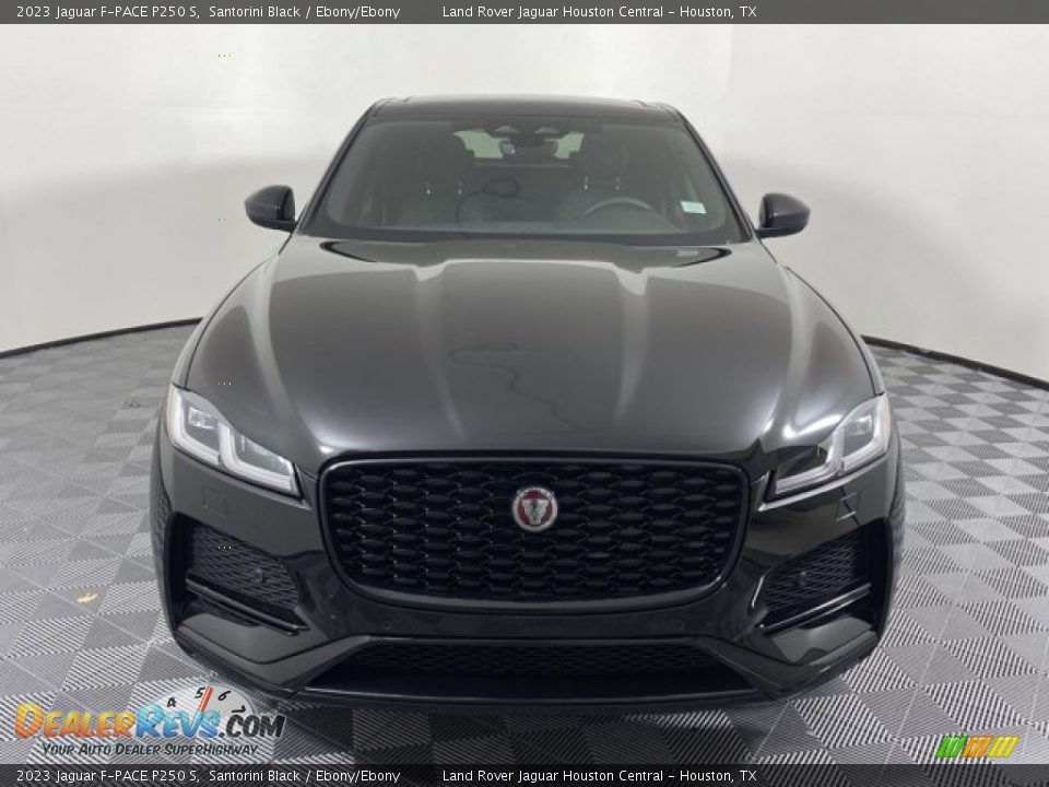 2023 Jaguar F-PACE P250 S Santorini Black / Ebony/Ebony Photo #8