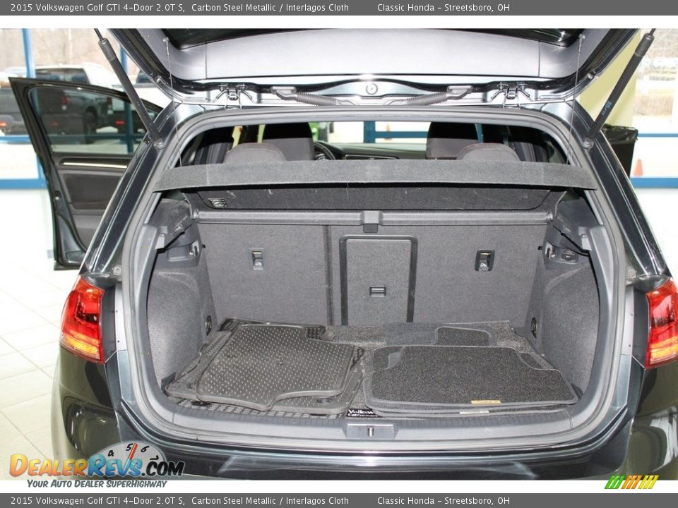 2015 Volkswagen Golf GTI 4-Door 2.0T S Carbon Steel Metallic / Interlagos Cloth Photo #21