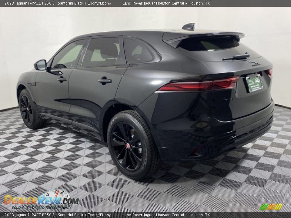 2023 Jaguar F-PACE P250 S Santorini Black / Ebony/Ebony Photo #10